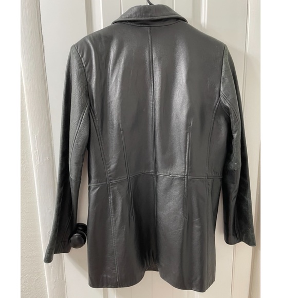 ‘90s Vintage Nine West Leather Jacket - Picture 4 of 6